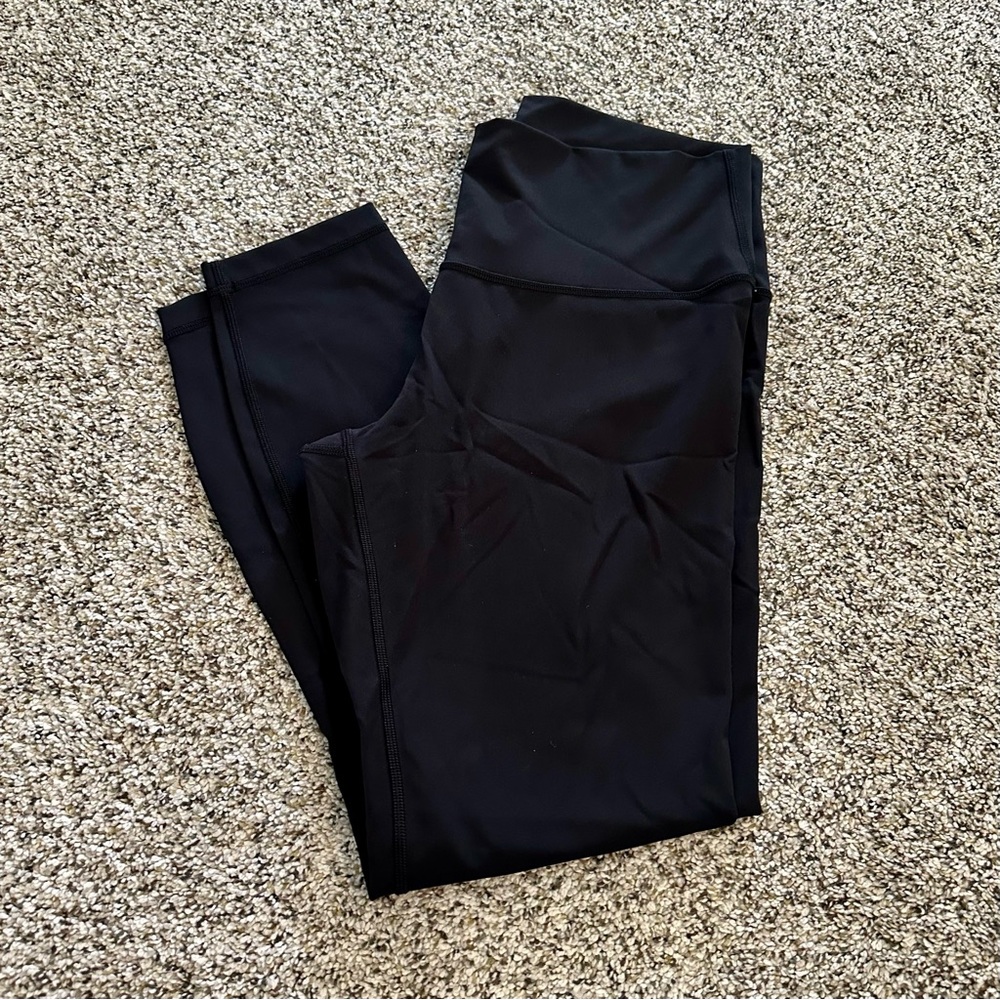 Lululemon 7/8 Leggings, Black, Size 10